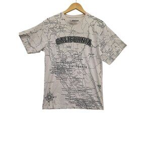 American Crown California State Map T-shirt Men's Size Medium